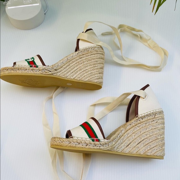 Gucci Espadrilles Sandals NEW - Picture 9 of 12